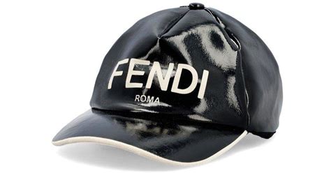 fendi logo baseball cap